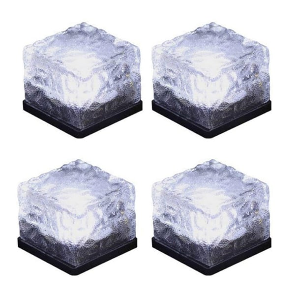Solar Lights - Solar Ice Cube Lights Landskabssti Vandtæt L