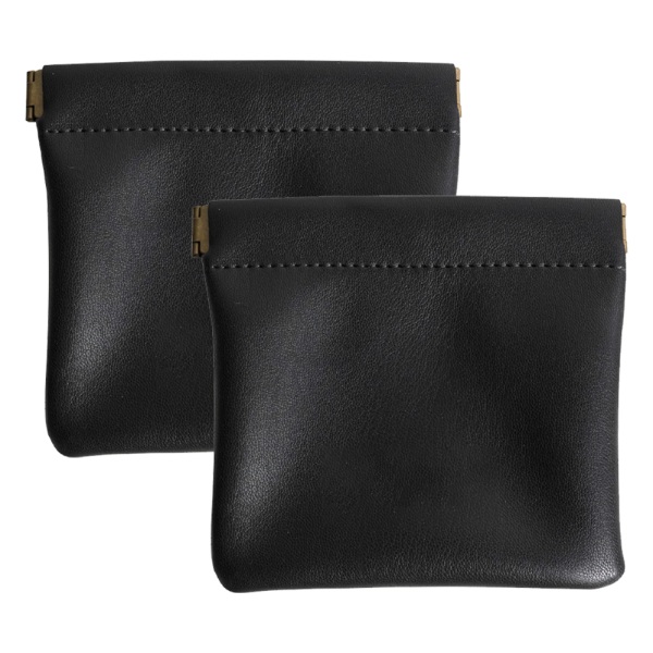 2 Pack Leather Wedding Ring Pouch Leather Jewelry Pouch