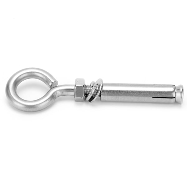 10 kpl Laajennusruuveja Suljetulla Koukulla 304 Ruostumaton Teräs Hopea M8x60mm Seinäbetonille