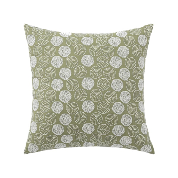 Blad broderi dekorativ putetrekk Boho Tufted lin putetrekk for sofa seng