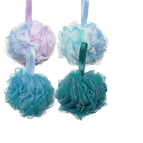 AmazerBath Duschbadssvamp Dusch Loofahs Bollar 75g/PCS för