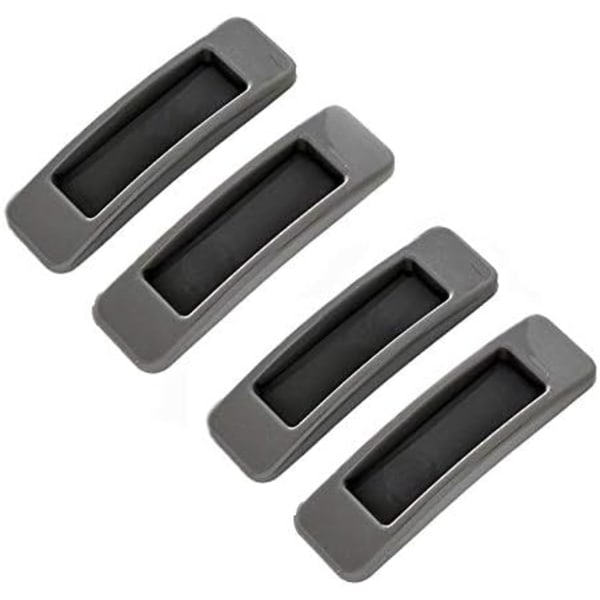 Instant Sticker Drawer Handle Auxiliary Helper Kitchen Cabinet Door Window Handle Sticker Practical Opening Self-Adhesive Handles, 4 Pieces (Gray)