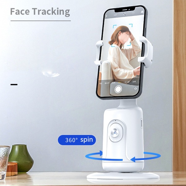 Automatisk ansiktsföljande stativ, 360° rotations ansiktskroppskamera