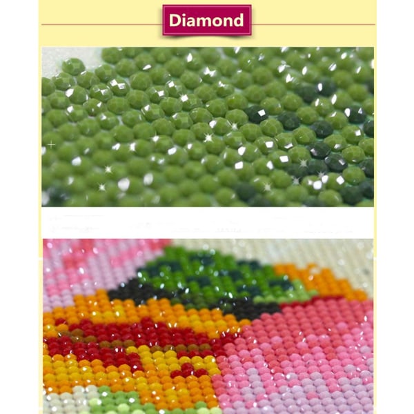 Tee-se-itse diamond painting aikuisille, 5D- diamond painting täynnä