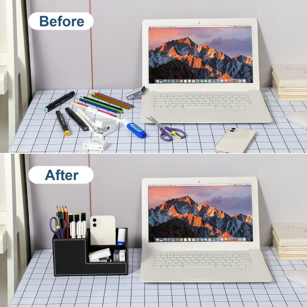 Pen Holder Desk - Kontor Blyantholder Organizer Skrivebord