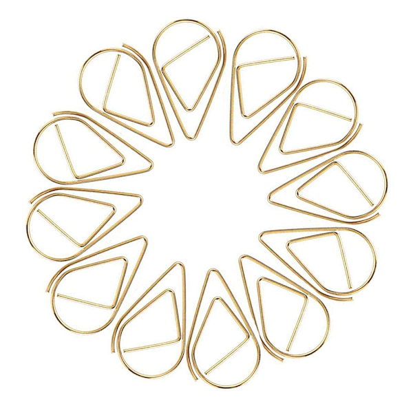 100 stk. papirclips, holdbare og rustfrie papirclips, ideelle