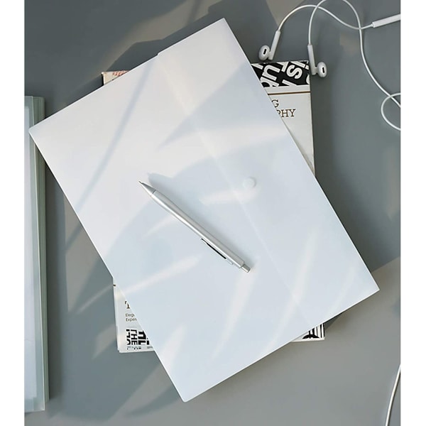 Mapp för filfickor Filjacka Plastkuvert Platt dokument