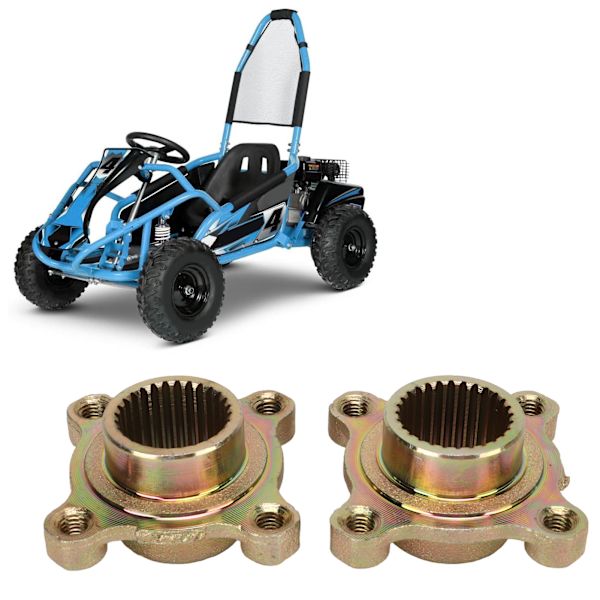 2 st Hjul Bakaxelnav 28 Tand Spline 4 Bultar för 50CC 110CC 150CC Fyrfyrhjuling ATV Go Kart