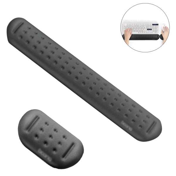 1 set Memory Foam Mus- och tangentbords handledsstöd stödplatta kudde
