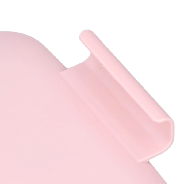 Bilsolskyddsspegel med LED-belysning runtom, pekskärm, plug and play, med infällbart bakre klämma, rosa