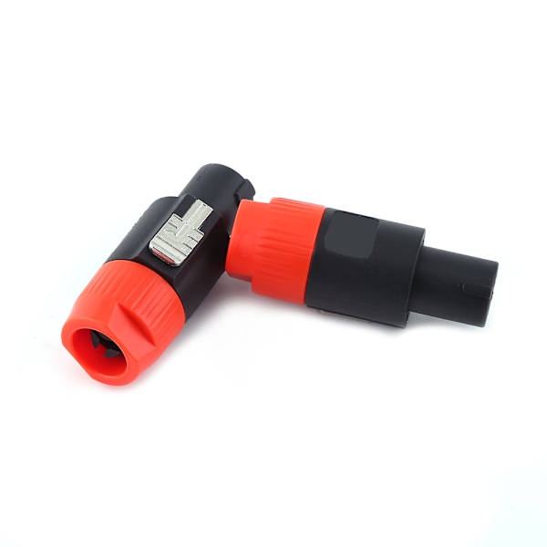 4PCS NL4FC Hane Högtalare Ljudkabel Sladdadapter Hane Kontakt Orange