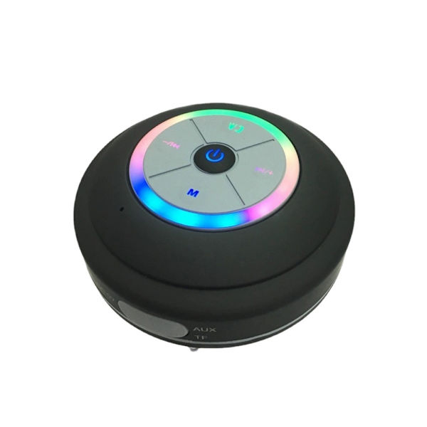 Q9 Kreativ Bad Sugekopp LED Flash Musikk Bluetooth-høyttaler