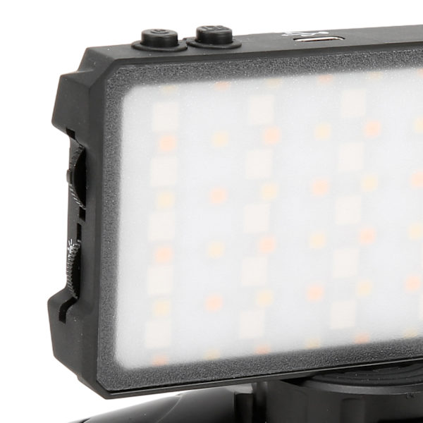 Manbily kamerafyllningsljus MFL‑02 Full Color RGB Video LED-ljus 3000K‑6500K med stativ för videofoton