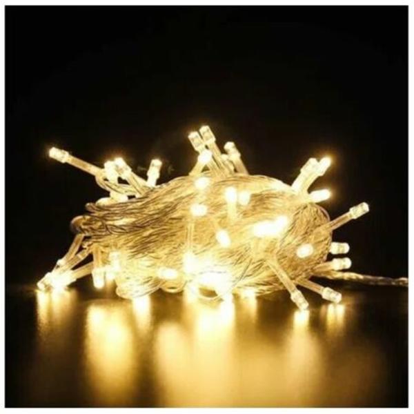 100m 600 LED-slingor Karneval Bröllop Utomhus Inomhus