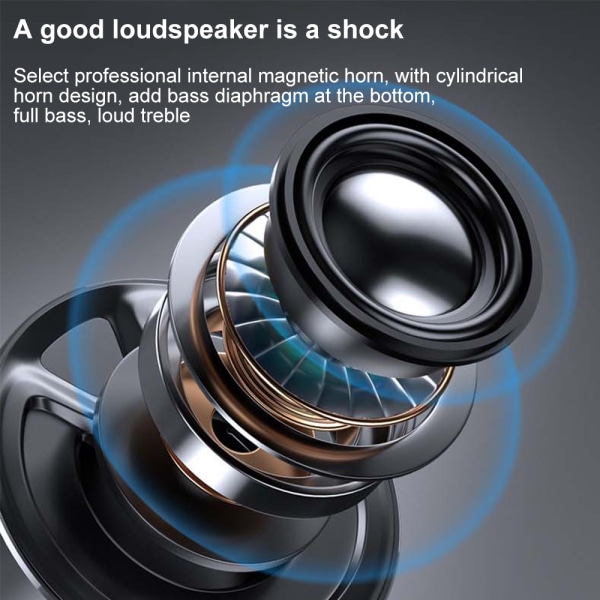Bluetooth-langaton syvällä bassolla ja stereolla