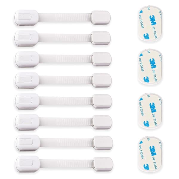 Child Lock Adjustable Easy Installation 8-pack No Tools Required
