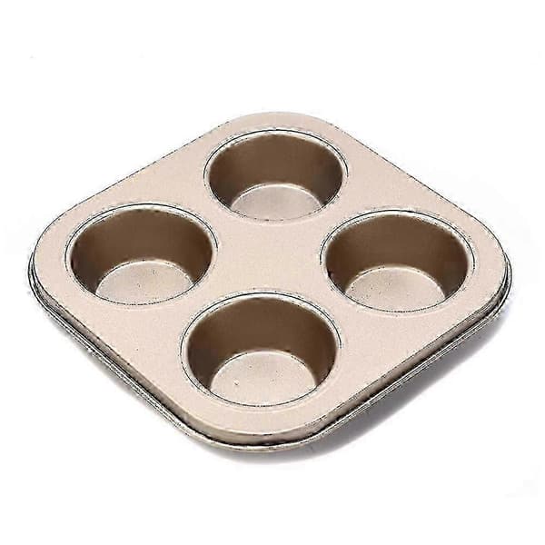 Muffinform - Non-stick Cupcake Bageplade - Cafe Bar Og Restaurant[TT] gold