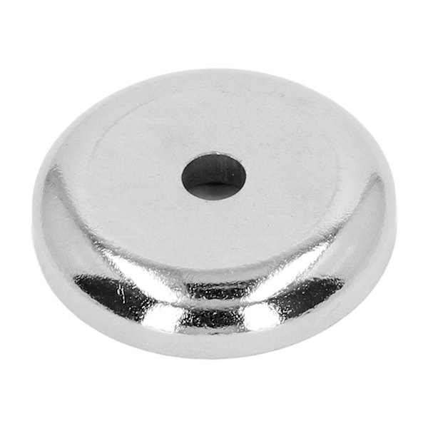10 stk. Skivemagneter med Senkboringshul Runde NdFeB Rustfrit Stål Magnet A42 35kg
