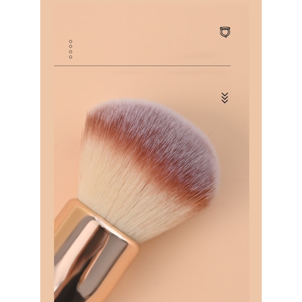 Puuteri mineraalisivelin - Meikkisivelin suuripeittoiselle mineraalipuuterimeikille, sekoitus, kiillotus, 1 kpl