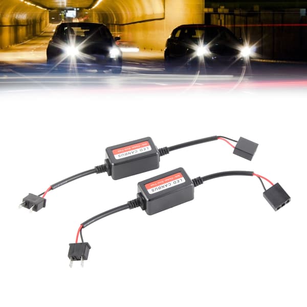 2 stk. Bil LED Forlygte Dekoder Radio Audio Anti-Interference Fejl Canceler Filter til H7
