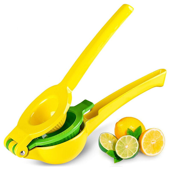 2-i-1 metall sitruspresser for sitron og lime - hånd sitruspresser for sitron - manuell sitruspresser for sitrus - sitronpresser - manuell sitrus