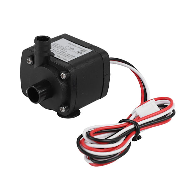 12V DC Vandpumpe 300L/H Flow 1800 Omdrejninger/Minut Hurtig Varmeafledning Mini DC Pumpe