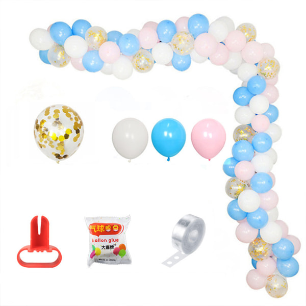 Ballong Garland Arch Kit Gold Confetti Balloons Sett for