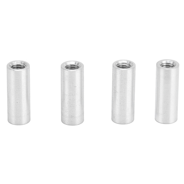 10 st Distanshållare i Aluminiumlegering, Trådad Rund Kolonn, Avståndshållare för Quadcopter DIY-modell M4x0.7mm16mm