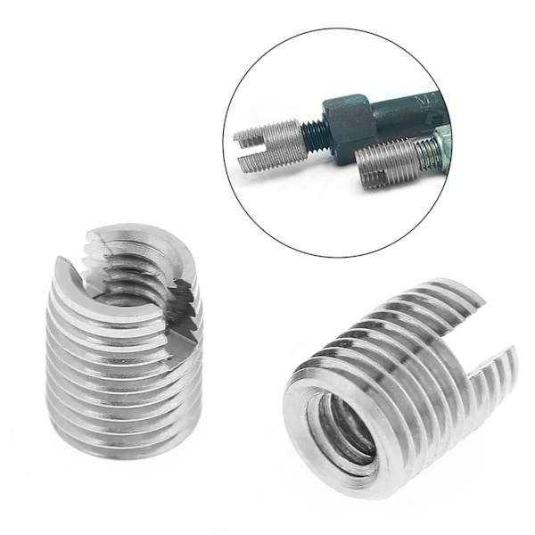 20 kpl Metalliset Itseporaavat Urakoilla Varustetut Ruuvin Kierteet Helikaalinen Korjaus M4 x 8mm Sarja