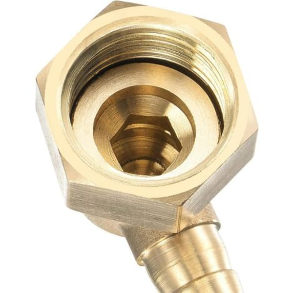 Letkunippa messinkikyynärpää 10mm x G1/2 naarasletkuliitin