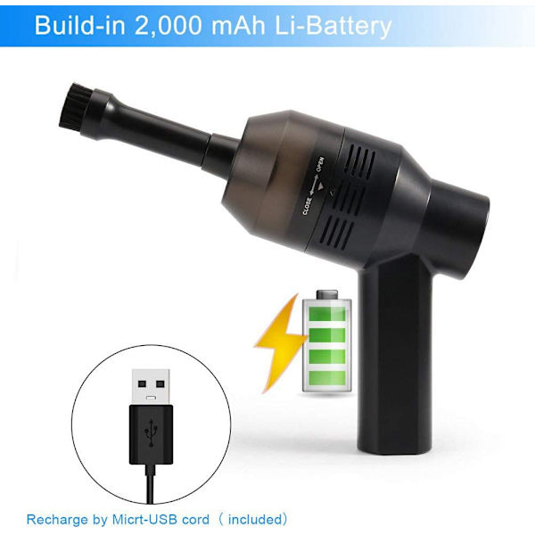Mini dammsugare. USB sladdlös dammsugare, Mini handhållen