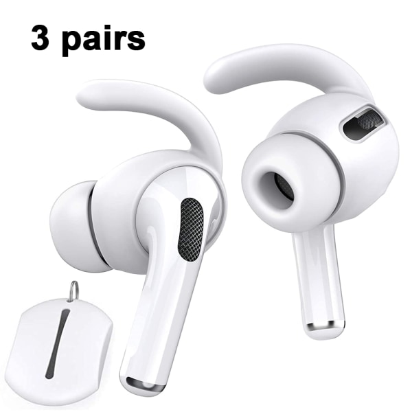 [3 par] Ersättande öronspetsar för Airpods Pro med brusreduceringshål,  silikon Airpods Pro öronspetsar med bärbar förvaringslåda och passar i