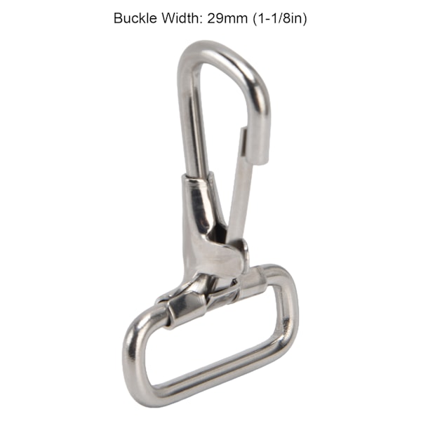 5 stk. Snap Hooks 304 Rustfrit Stål Metal Clips til Nøglering Forbindelse Hundeline Halsbånd 29mm