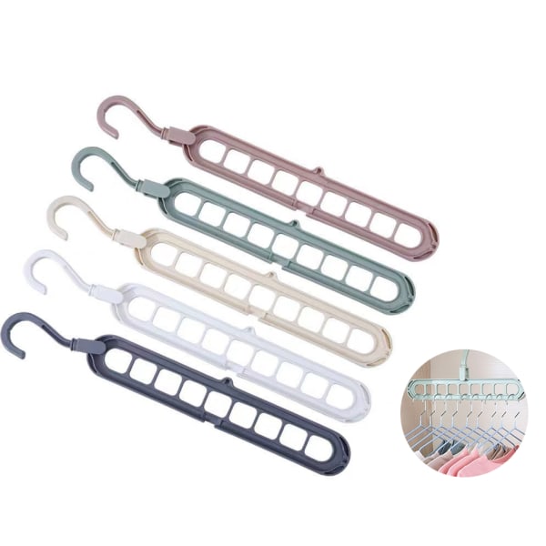 Multi Henger Organizer,Klesskap Henger Holder Plassbesparende Hengere