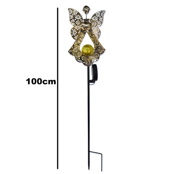 Solar Garden Pile Light Angel Solar LED Pile Light Memorial Gift