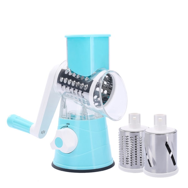 Rotary Cheese Grater Slicer - Round Mandoline Drum Slicer