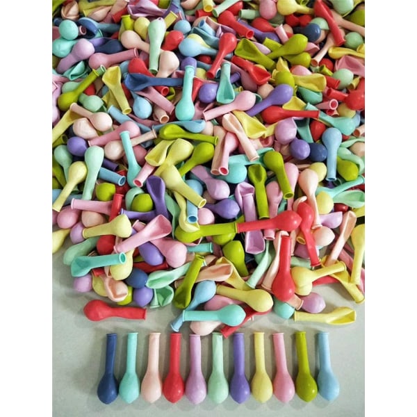 5 Tommers Mini Pastell Latex Ballonger 200 stk Assorted Macaron Candy