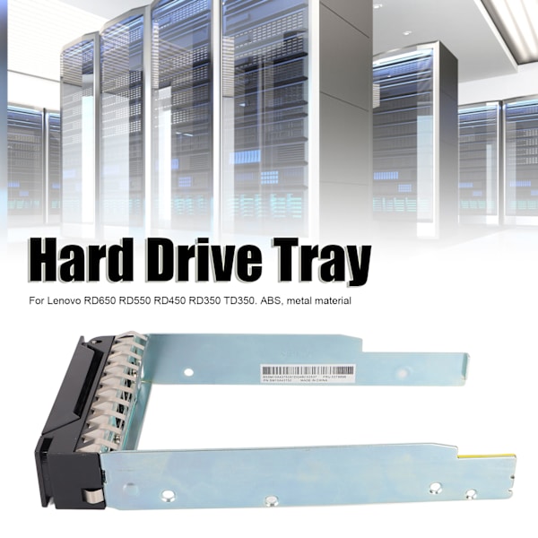 Hårddiskfack 3,5 tum SAS SATA Generell hårddiskhållare för Lenovo RD650 RD550 RD450 RD350 TD350
