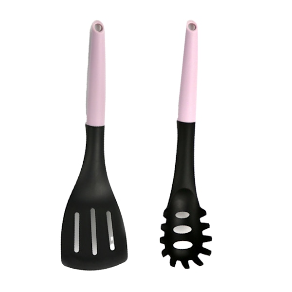 Rosa nylonspatel non-stick panna special matlagningssil
