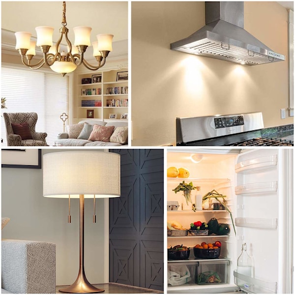 6 E14 LED-lampor, 7W (motsvarande 65W halogen), varmvit 3000K 700LM, Edison-skruvbas, ej dimbar, AC 220-240V
