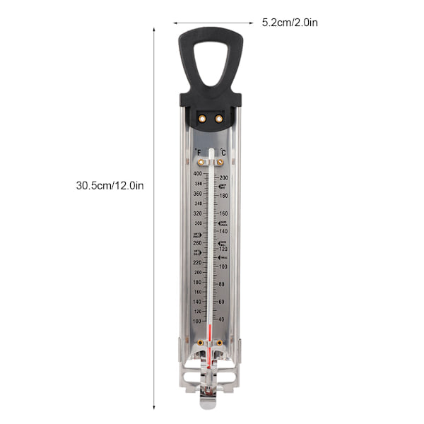 Fahrenheit Celsius ℉/℃ Dubbelskala Display Hushållskök Hängande Godis Termometer