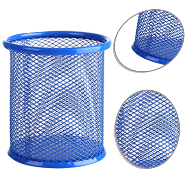 4 stk. Penneholder Mesh Blyantholder Holdbar Metal Blyantholder