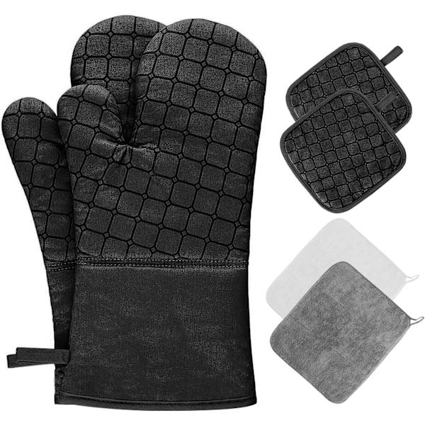 Akatsuki 6PCS - Ugnshandskar och grytlappar Set med 2