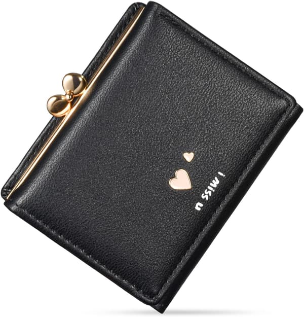 PU Leather Wallet with Multiple Card Slots and Foldable Design