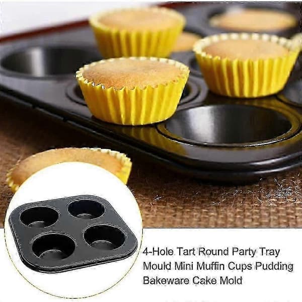 Muffinform - Non-stick Cupcake Bageplade - Cafe Bar Og Restaurant[TT] black