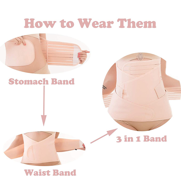Postpartum Belly Wrap Band 3 in 3 Belt