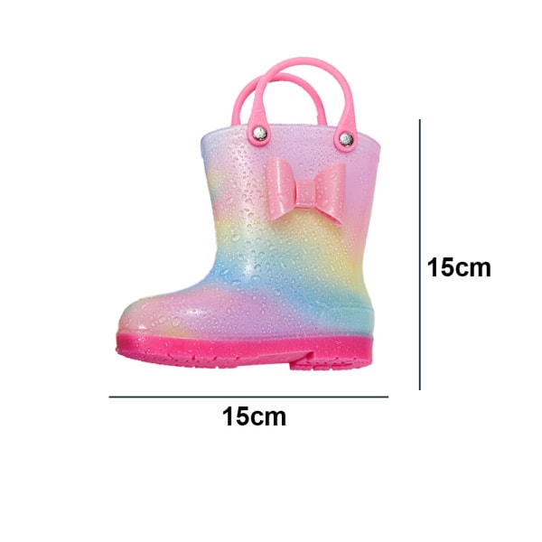 Regnstövlar för småbarn, unisex regnkläder för flickor