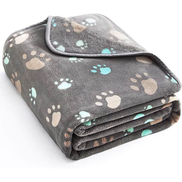 Supersoft, varm och mjuk filt för husdjur, hundfilt, kattfilt, fleecefilt/djursovblanket, filt för hundsäng, soffa och soffa