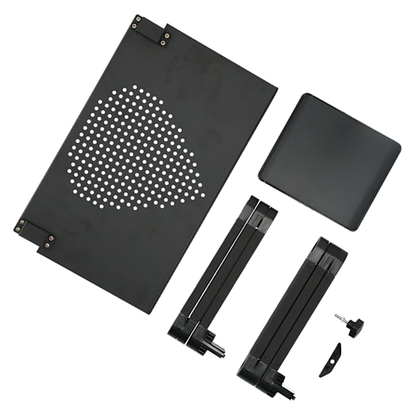 Mångsidigt Laptopställ, Portabelt Vikbart Skrivbord för Arbete Överallt, Ergonomisk Höjdjustering, Aluminiumlegeringskonstruktion, Lämpligt för Hemmet