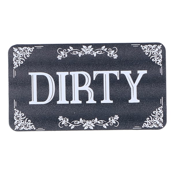 Dishwasher Magnet Double Sided Clean Dirty Word Magnet Waterproof Anti Scratch DIY Fridge Magnet for Kitchen